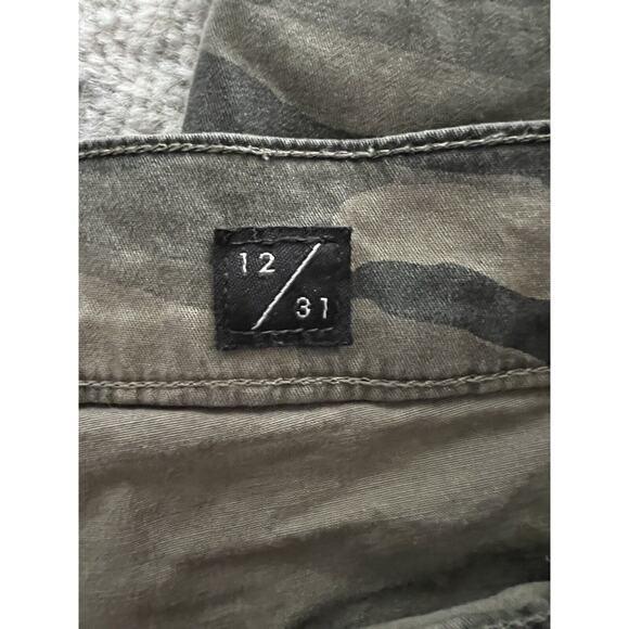 Lucky Brand Pants Womens 12/31 Green Camo Tapered Fit Outdoor Boho Grunge Y2k - Picture 5 of 10